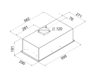 VDB BOX Glass Black 60 - 1439126 - zdjęcie 5